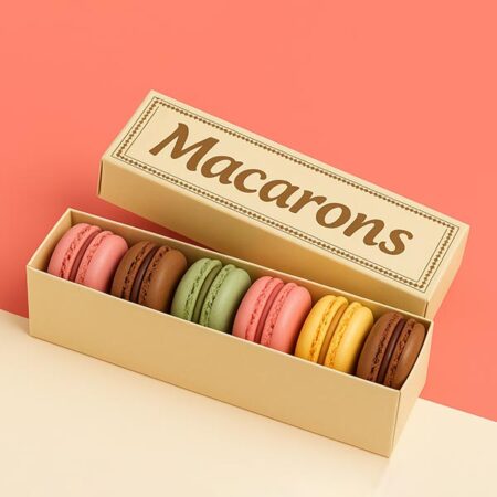 custom macarons box